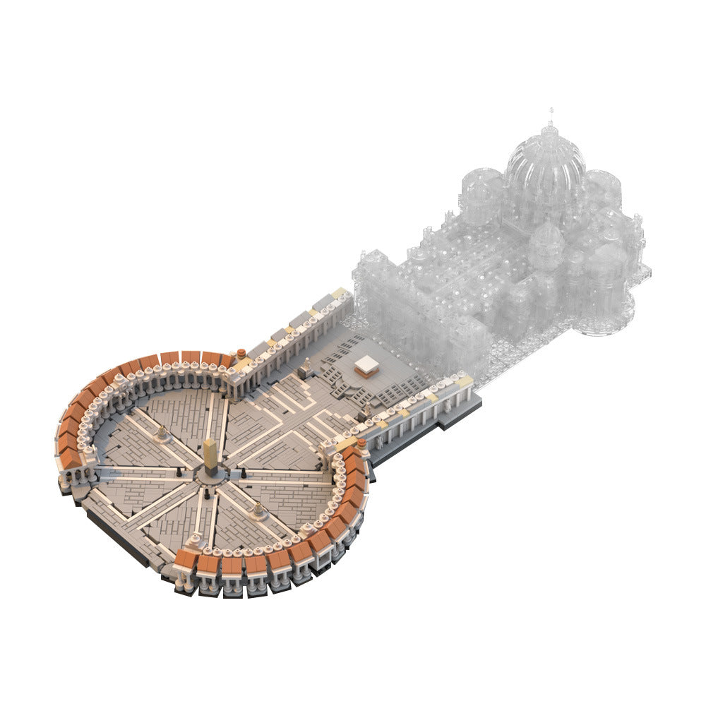 saint peter's square building kit | 1:800 | moc-231165 - 5