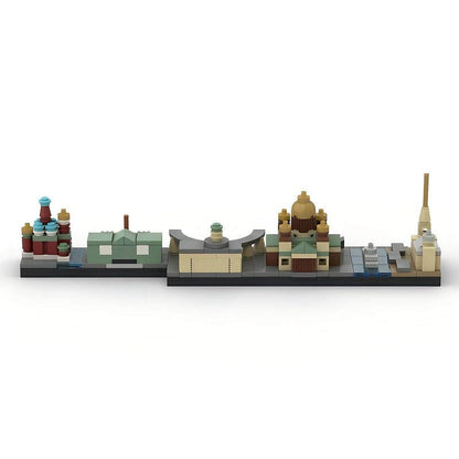 Saint Petersburg Skyline MOC Architecture Building Kit - 8