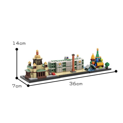 Saint Petersburg Skylines Building Kits | LEGO-Compatible MOC - 3