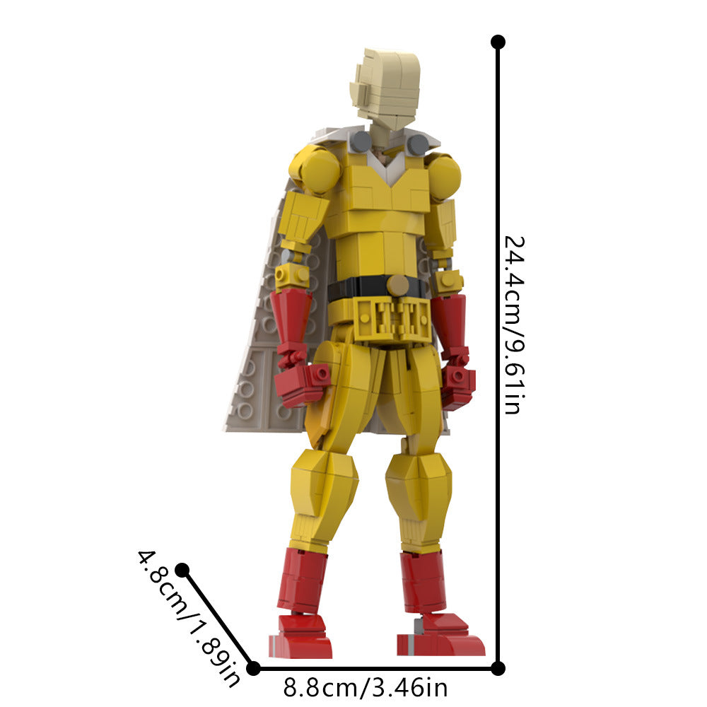 saitama building set | one punch man | moc-216325 - 3