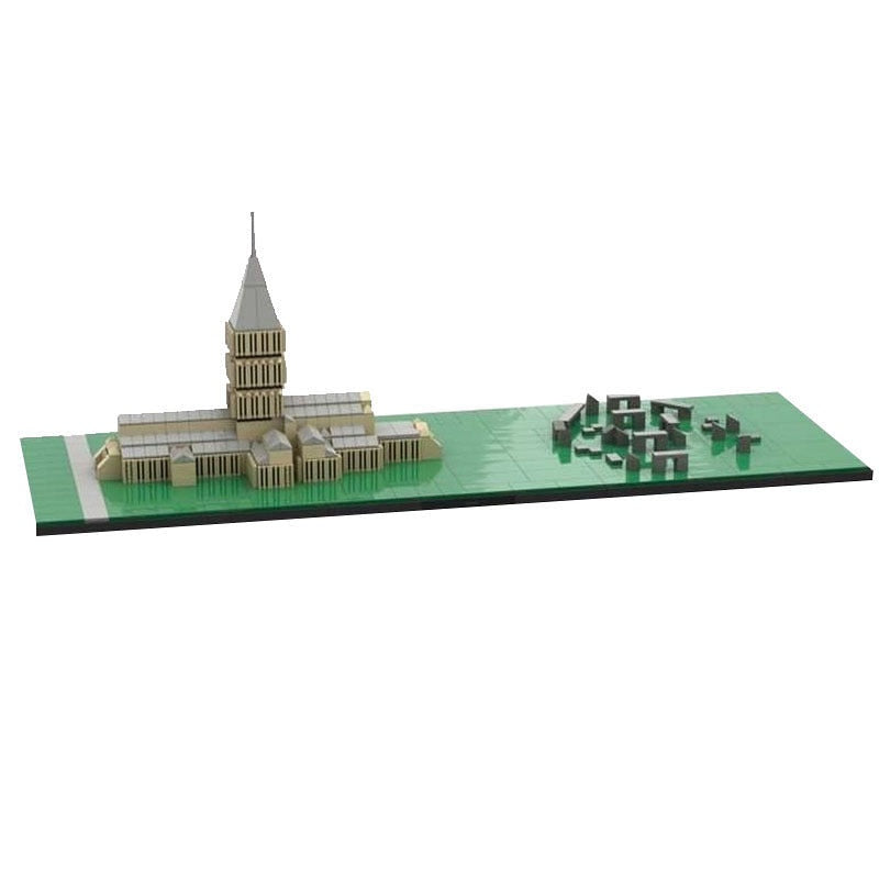 Salisbury Cathedral & Stone Circle MOC Architecture Building Kit - 3