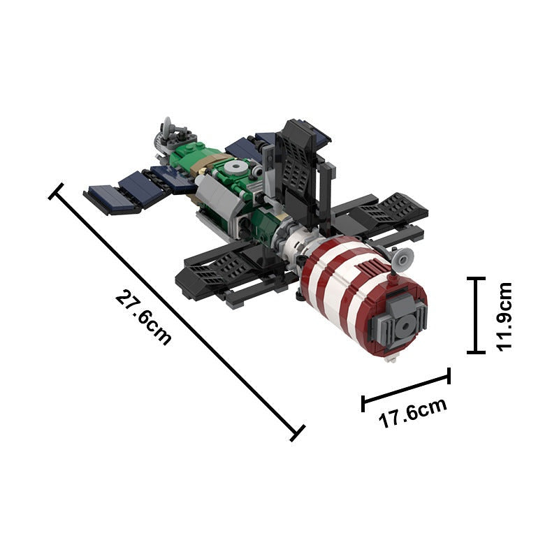 Salyut 7 Orbital Space Station MOC Building Kit | 1:110 Scale Model - 4