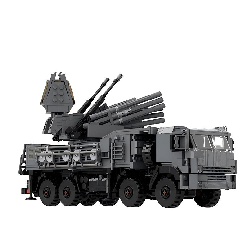 SAM-22 Air Defense Missile Vehicle MOC Building Kit | Military Vehicle Model - 1