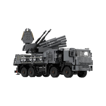 SAM-22 Air Defense Missile Vehicle MOC Building Kit | Military Vehicle Model - 2