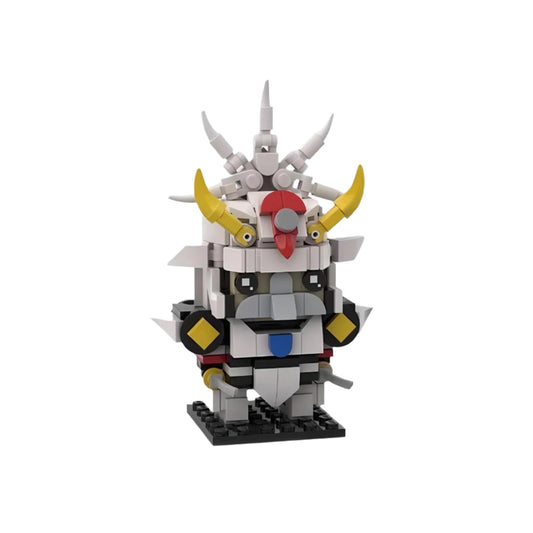 samurai bianco brickheadz building set | 5 samurai | moc-66328 - 1