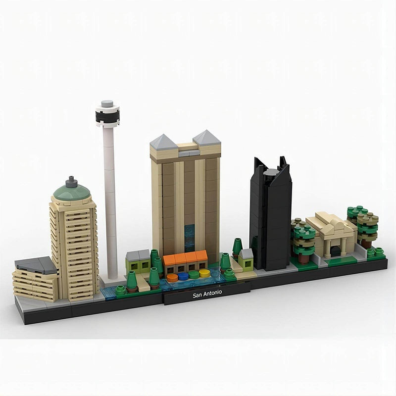 San Antonio Skyline Building Kit | MOC - 1