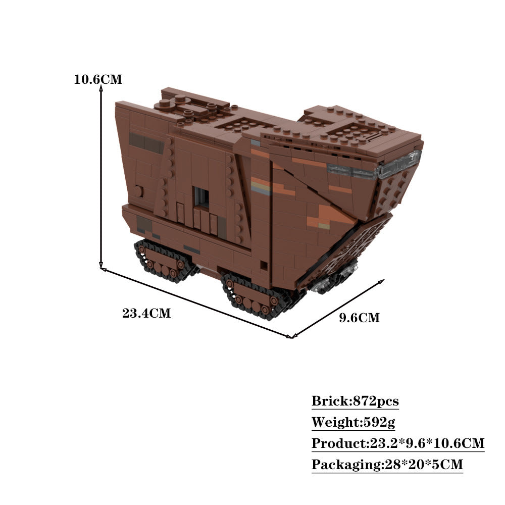 sandcrawler building set | star wars | moc-15525 | moc-192163 - 4