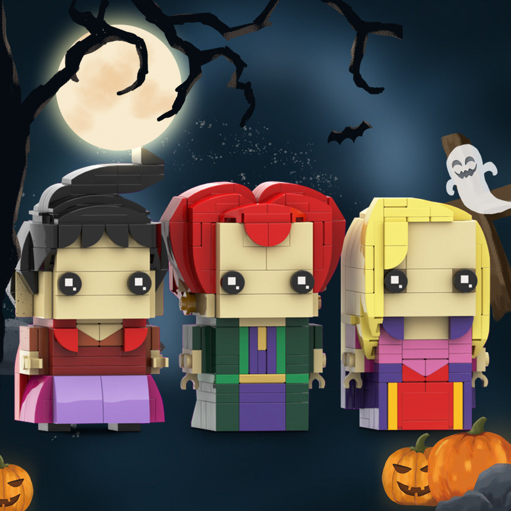 sanderson sisters brickheadz | brickheadz | moc-125996 - 1