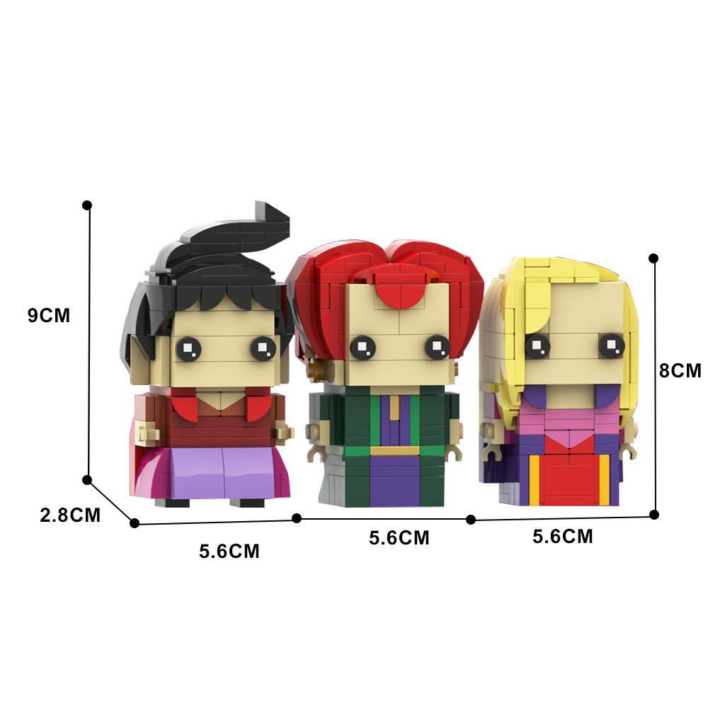 sanderson sisters brickheadz | brickheadz | moc-125996 - 4