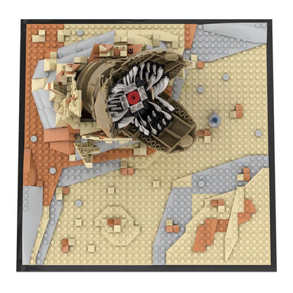 sandworm summoning scene building set | dune | lego compatible - 6