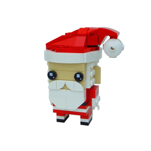 Santa Cube Character MOC Building Kit | Christmas Display Figure - 1