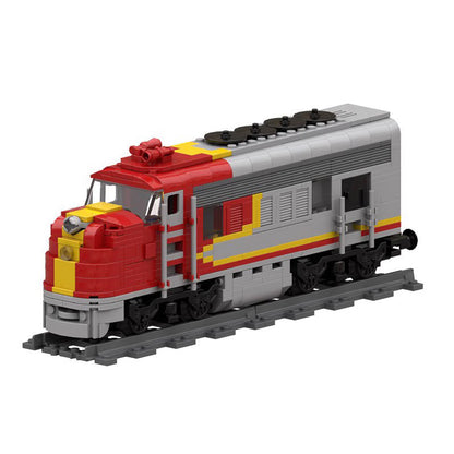 santa fe super chief rc train building set | moc-54251 - 3