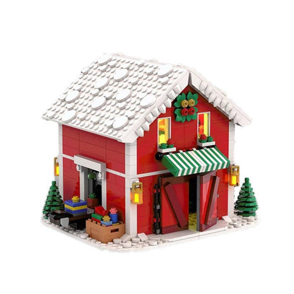 Santa's Workshop MOC Building Kit | Christmas Winter Village Architecture - 2