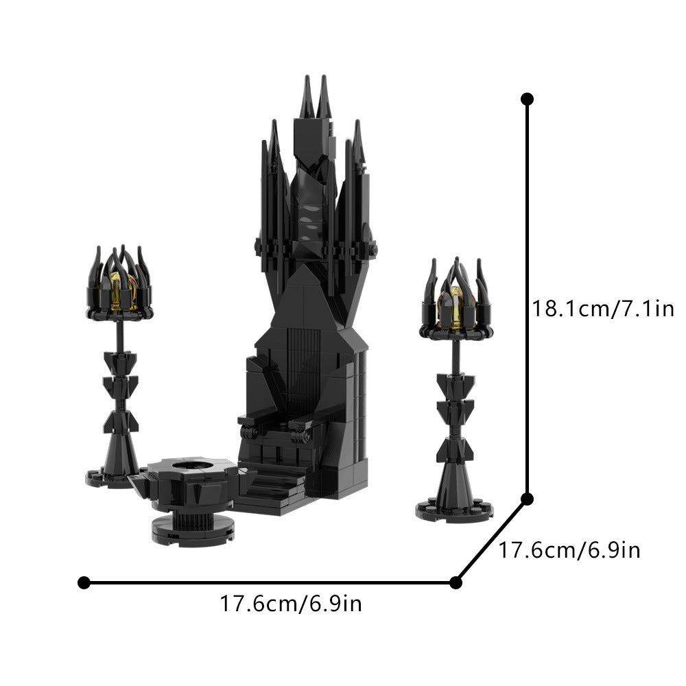 saruman's throne building set | lotr | moc-195205 - 4