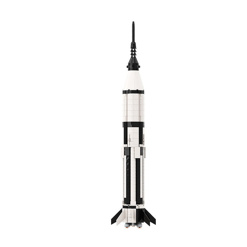 Saturn 1B Booster MOC Building Kit | 1/110 Scale Historic Space Rocket Model - 5
