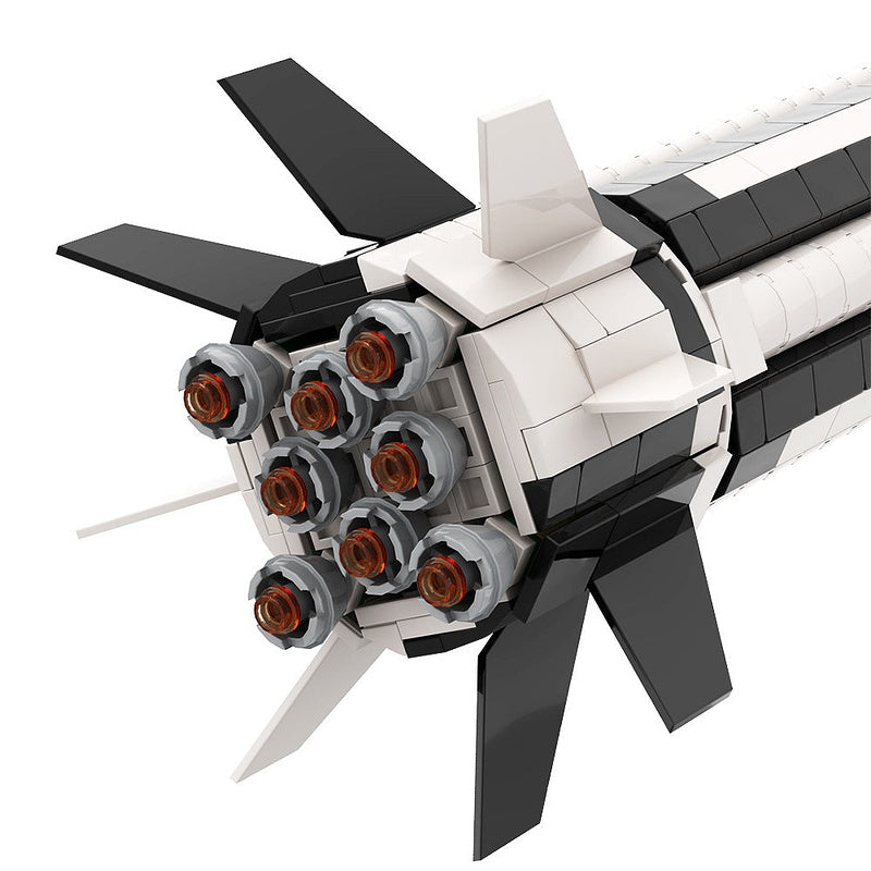 Saturn 1B Booster MOC Building Kit | 1/110 Scale Historic Space Rocket Model - 7