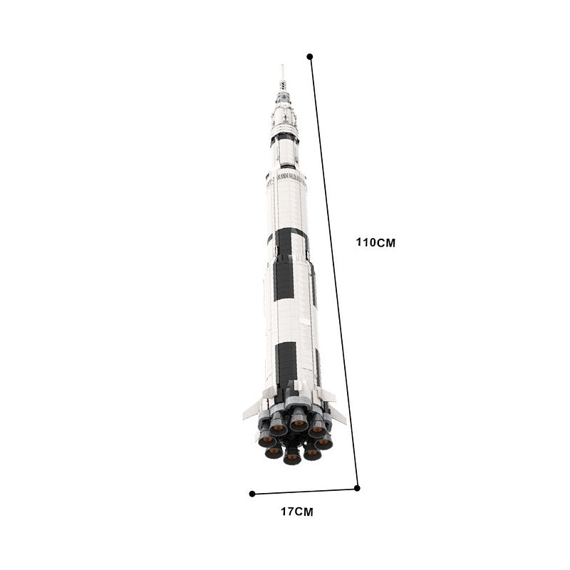 Saturn C-8 Rocket MOC Building Kit | Historic Space Launch Model - 5