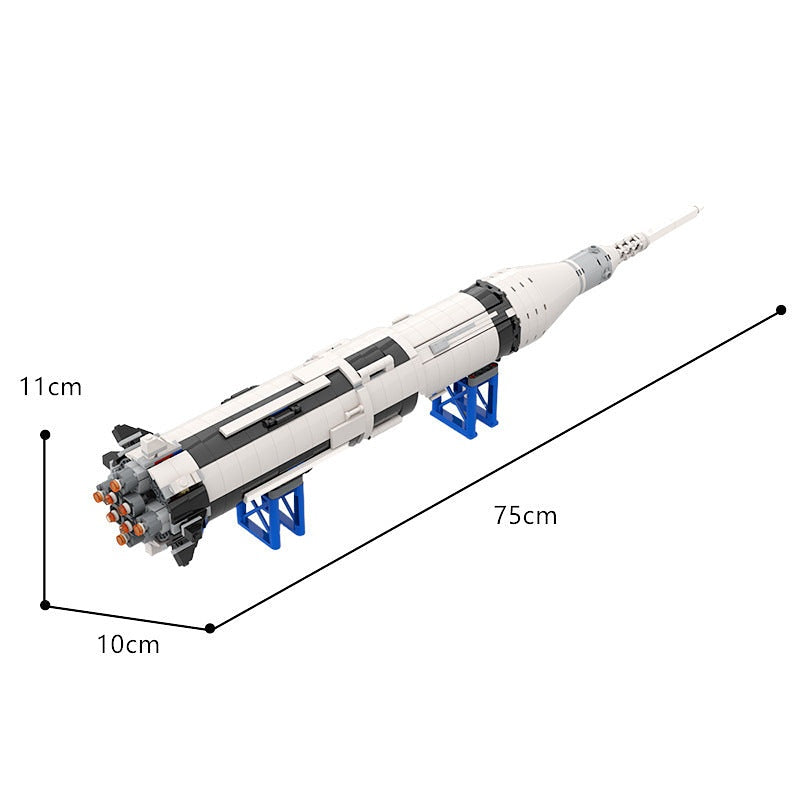 Saturn IB Rocket MOC Building Kit | Historic Space Launch Model - 7