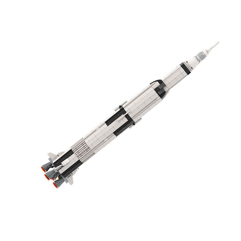 Saturn V Rocket MOC Building Kit | 1:250 Scale Space Model - 2