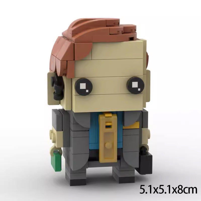 saul goodman brickheadz building set | breaking bad moc | lego-compatible - 1