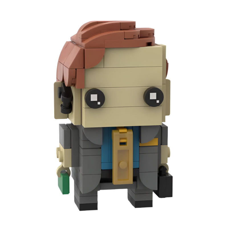 saul goodman brickheadz building set | breaking bad moc | lego-compatible - 2