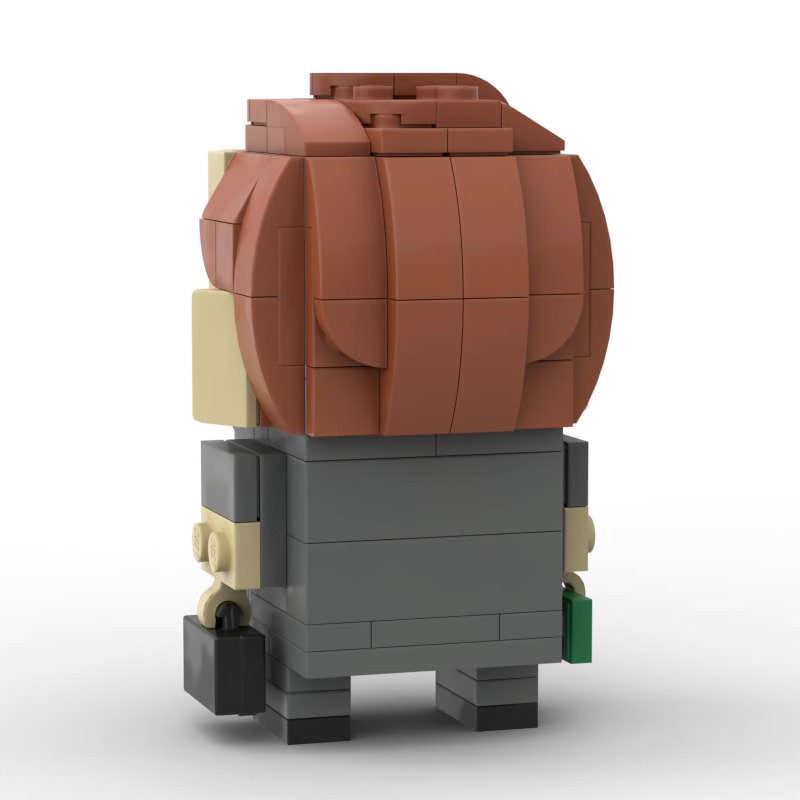 saul goodman brickheadz building set | breaking bad moc | lego-compatible - 3