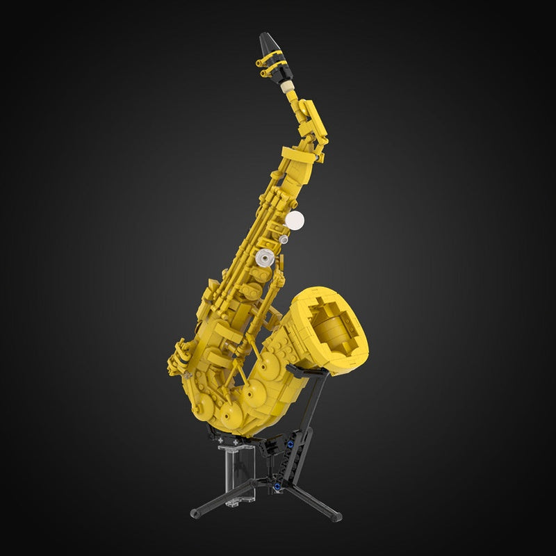 Saxophone MOC Building Kit | Detailed Musical Instrument Display Model - 4