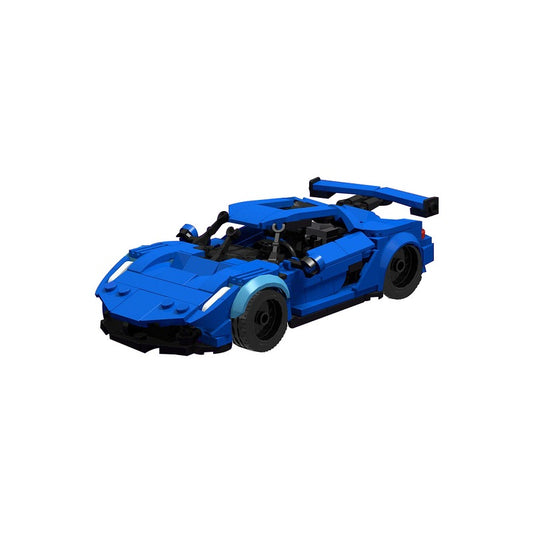Scandinavian Hypercar Building Kit | LEGO-Compatible MOC - 1