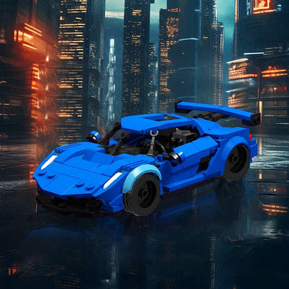 Scandinavian Hypercar MOC Building Kit | Premium Supercar Vehicle Model - 2