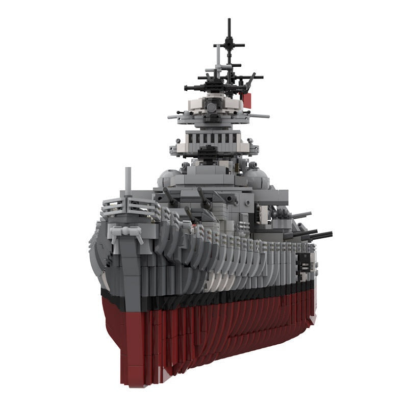 Schlachtschiff Bismarck MOC Building Kit | Historic Battleship Model - 6