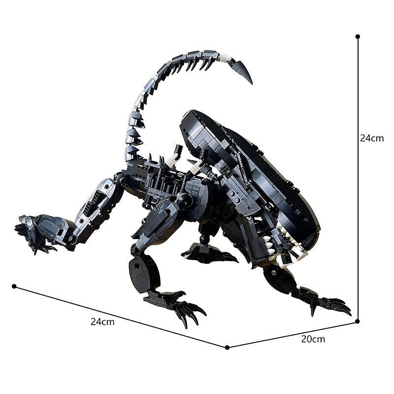 Sci-Fi Alien Creature Monster MOC Building Kit | Fantasy Figure Model - 2