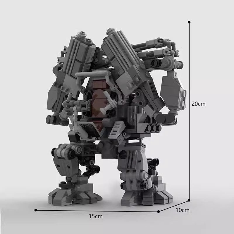 Sci-Fi APU Armored Personnel Unit Mecha Building Kit | LEGO-Compatible MOC - 4