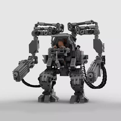 Sci-Fi APU Armored Personnel Unit Mecha Building Kit | LEGO-Compatible MOC - 5