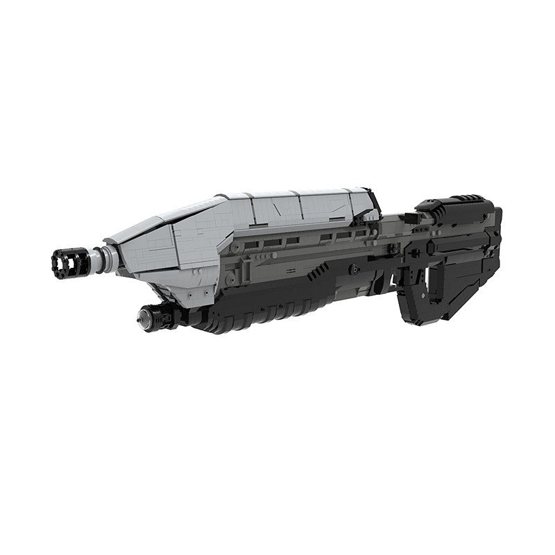 Sci-Fi Assault Rifle Building Kit | 1:1 Scale LEGO-Compatible MOC - 3