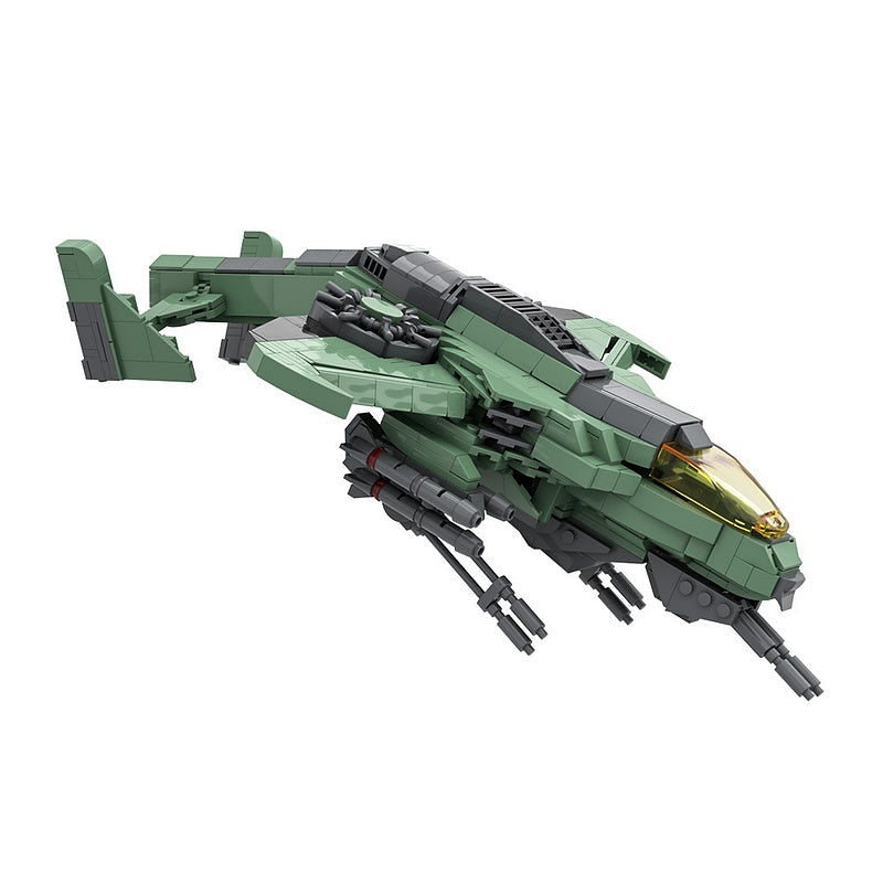 Sci-Fi AV-22 Sparrowhawk Gunship MOC Building Kit - 2