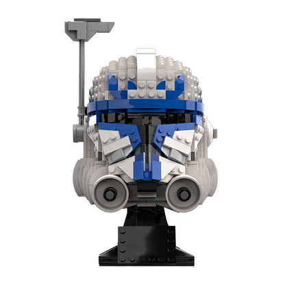 Sci-Fi Clone Captain Helmet Building Kit | LEGO-Compatible MOC - 2