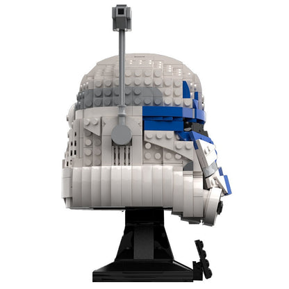 Sci-Fi Clone Captain Helmet Building Kit | LEGO-Compatible MOC - 3