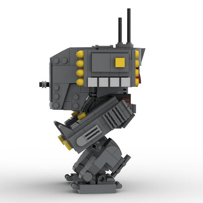 Sci-Fi Combat Mech Exosuit MOC Building Kit | Robot Armor Model - 3