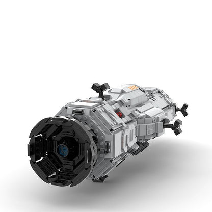 Sci-Fi Corvette Space Gunship MOC Building Kit | Futuristic Spaceship - 4
