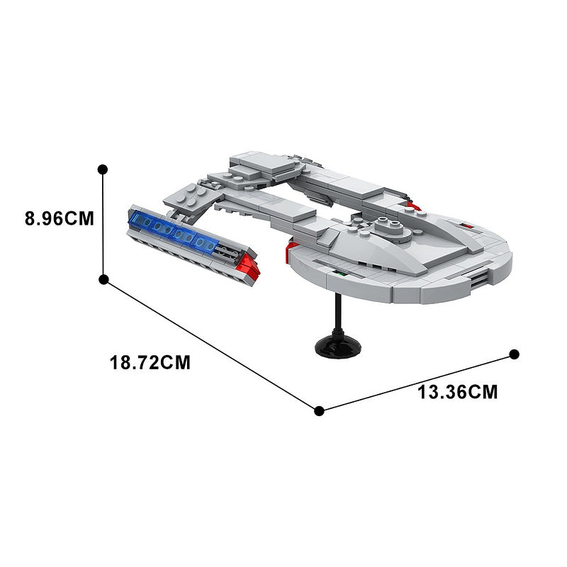 Sci-Fi Deep Space Cruise Building Kit | LEGO-Compatible MOC - 1