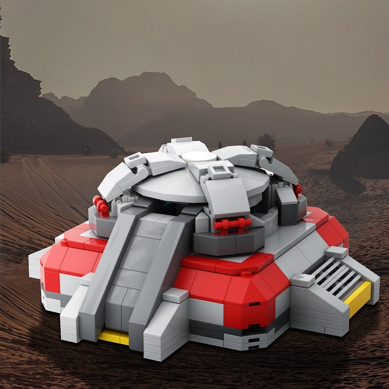 Sci-Fi Defense Bunker MOC Building Kit | Futuristic Military Outpost - 2