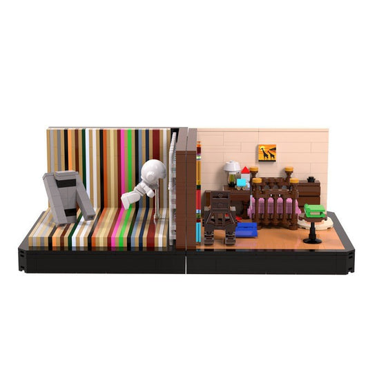 Sci-Fi Dimension Library Building Kit | LEGO-Compatible MOC - 2
