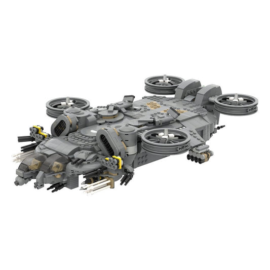 Sci-Fi Dragon Assault Ship Building Kit | LEGO-Compatible MOC - 4