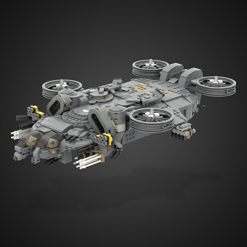 Sci-Fi Dragon Assault Ship MOC Building Kit - 3