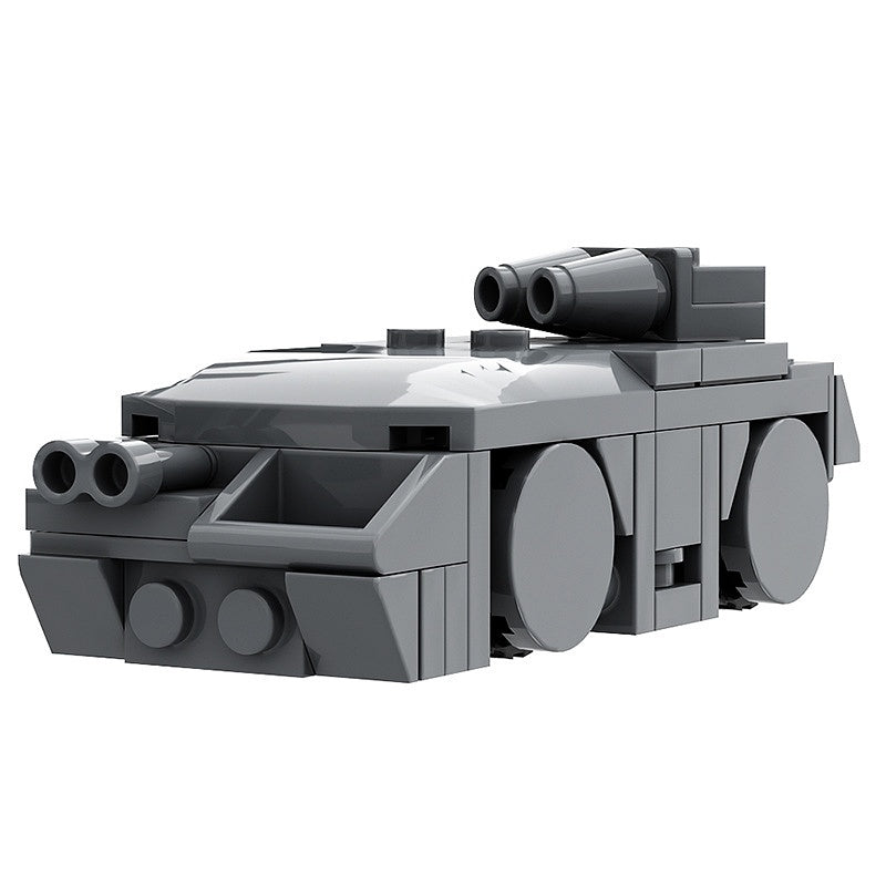 Sci-Fi Dropship MOC Building Kit | Futuristic Transport Vehicle Model - 4