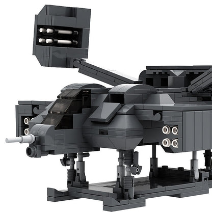 Sci-Fi Dropship MOC Building Kit | Futuristic Transport Vehicle Model - 7