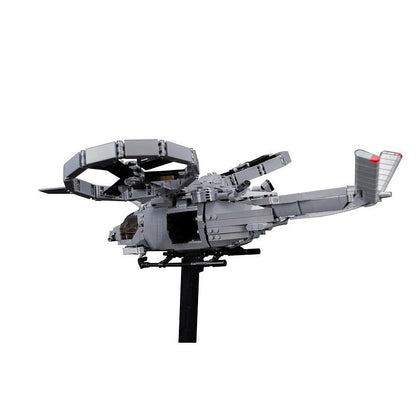 Sci-Fi Dual Rotor Transport Helicopter SA-2 MOC Building Kit - 2