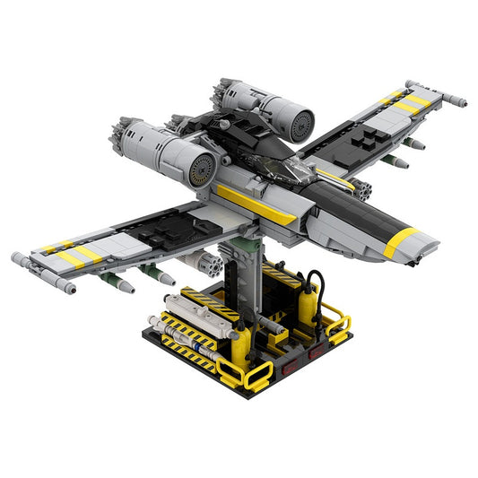 Sci-Fi Eagle Air Support Fighter Building Kit | LEGO-Compatible MOC - 5