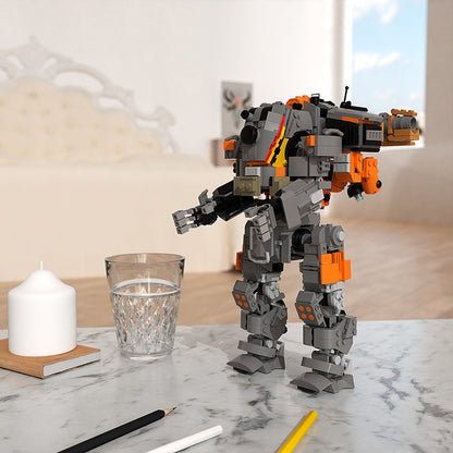 Sci-Fi Fire Arsenal Heavy Mecha Building Kit | LEGO-Compatible MOC - 2