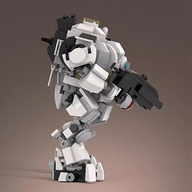 Sci-Fi Frontier Vanguard Mech Building Kit | LEGO-Compatible MOC - 2